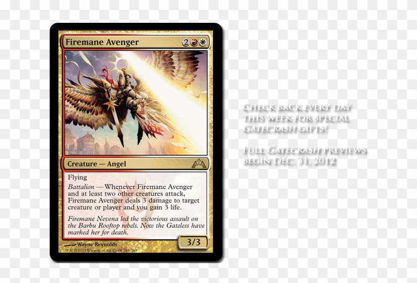 Firemane Ave - Mtg Firemane Avenger Clipart #6005459