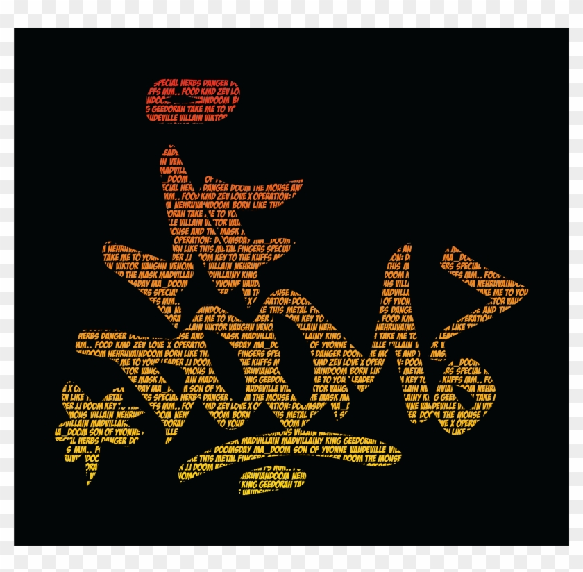 Fire Gradient, Would Love A Print Of This When I Get - Mf Doom Artwork Clipart