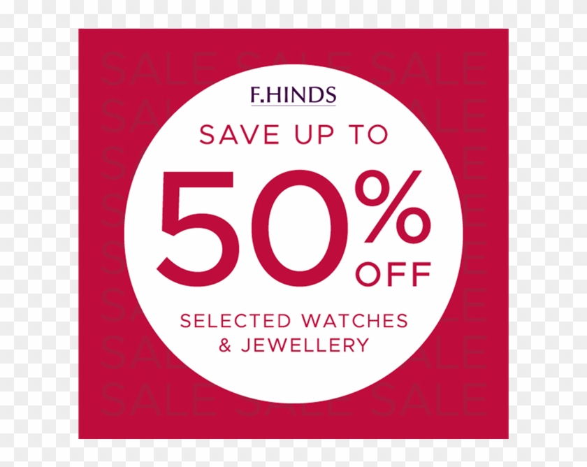 Enjoy Up To 50% Off At F - F Hinds Clipart #6005830