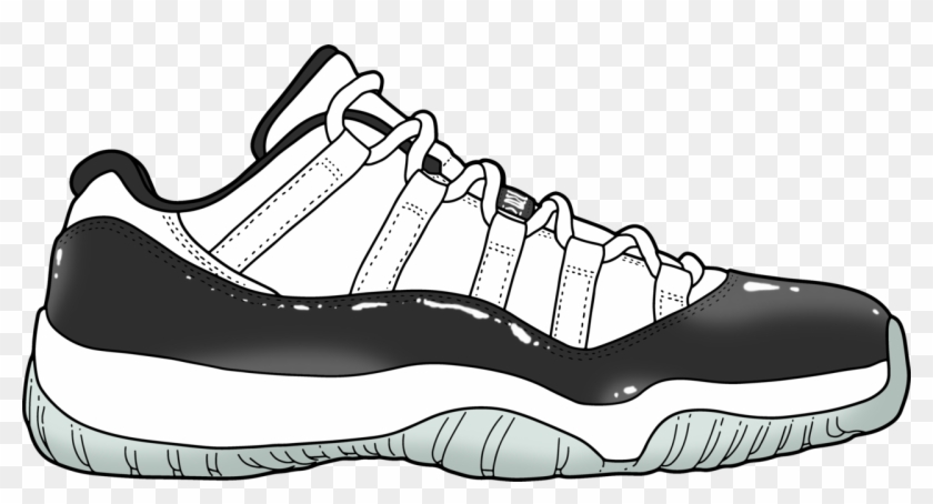 Air Jordan 11 Low “concords” - Sneakers Clipart