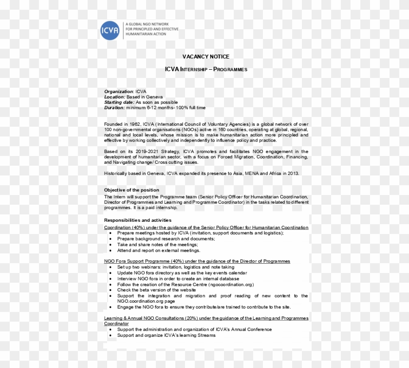 Icva Internship Programmes - Informe De Auditoria Chile Clipart #6006042