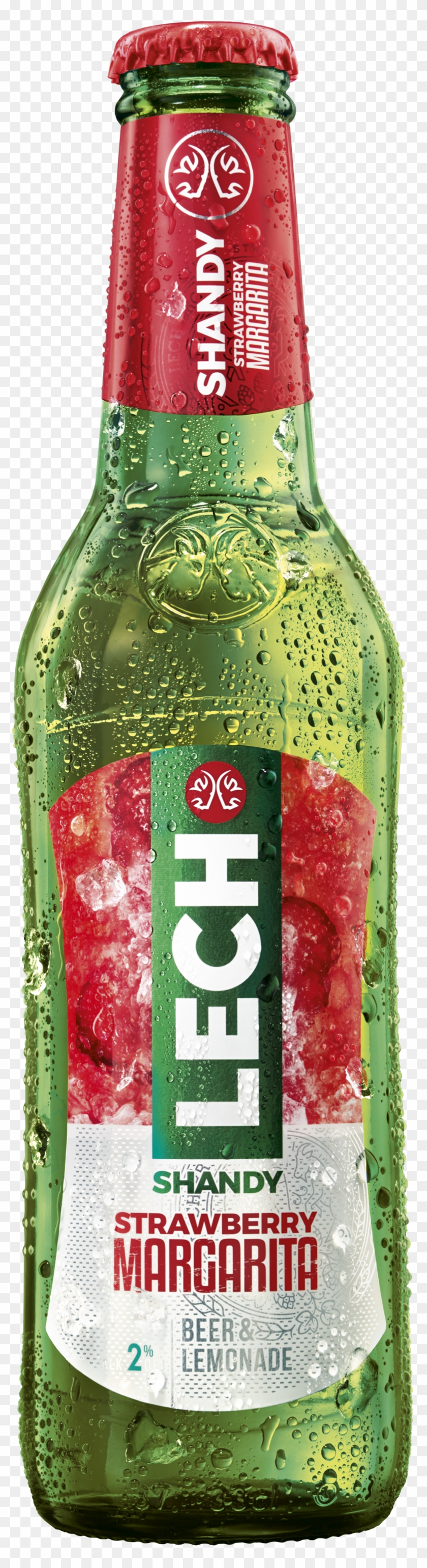 Lech Shandy Strawberry Margarita - Glass Bottle Clipart