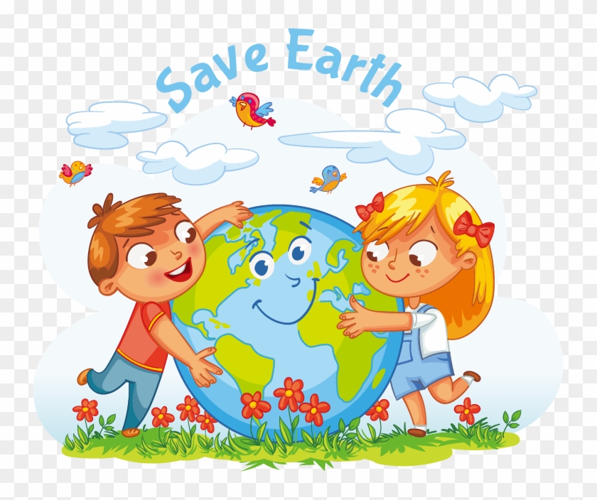 Earth, Royaltyfree, Stock Photography, Play, Human - Save The Earth Cartoon Clipart #6006163