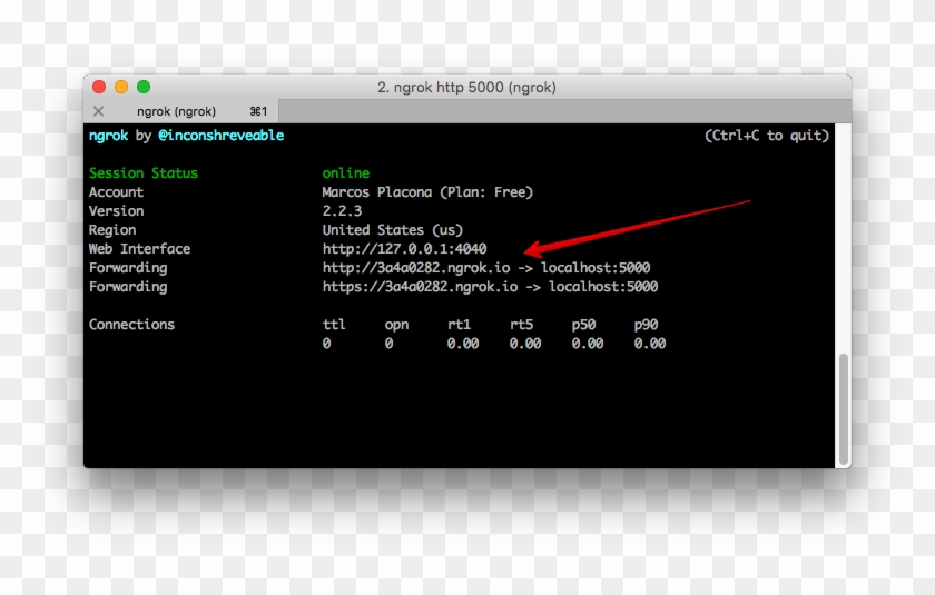 Once You Have That Running Copy The Url You Get From - Term Unix Clipart