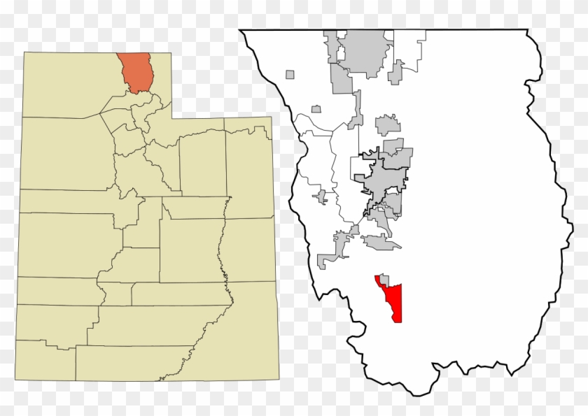 Avon, Utah - Cache Valley Map Clipart #6006285