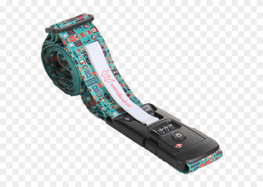 Retro Luggage Strap With Weighing Scale - Model Car Clipart #6006324