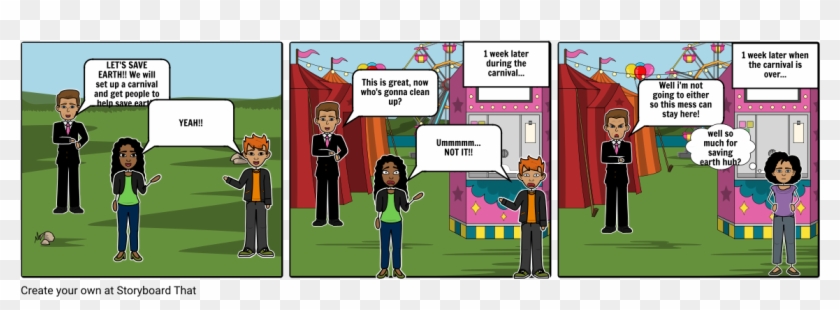 Let's Save Earth ﻿ We Will Set Up A Carnival And - Cartoon Clipart #6006782