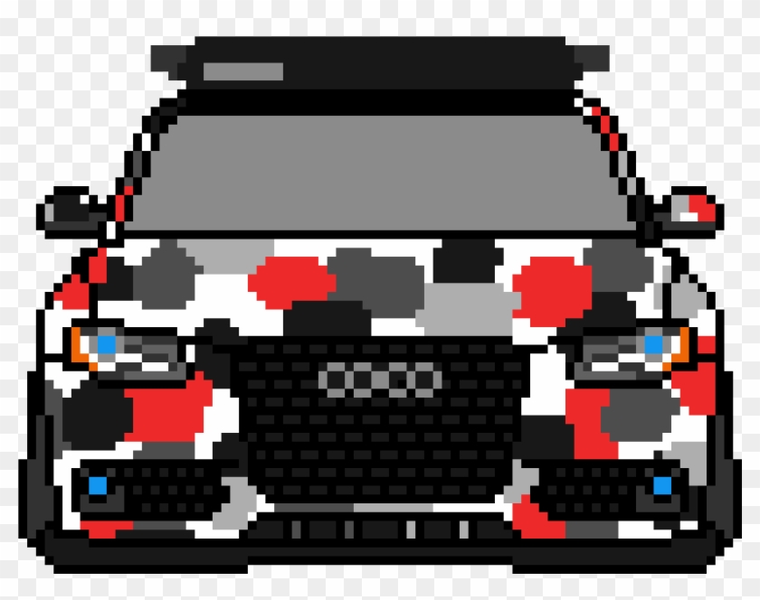 Audi A4 Pixel Art , Png Download - Car Clipart #6006993