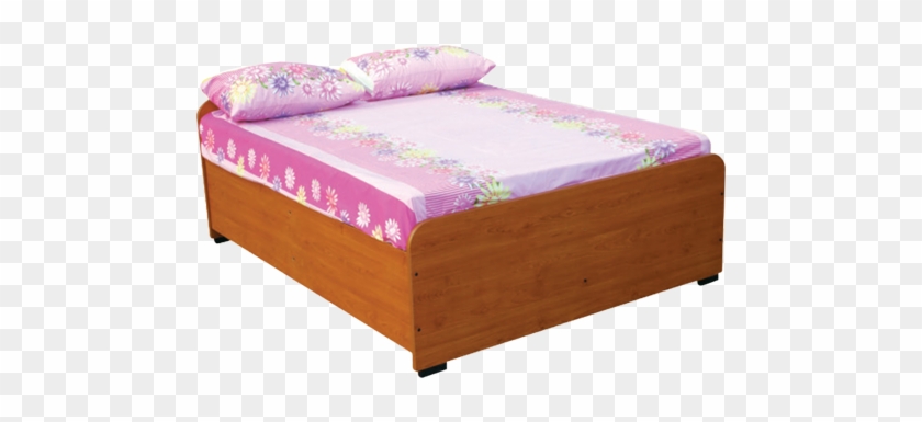 322, Double Bed Box Type - Bed Frame Clipart #6007183