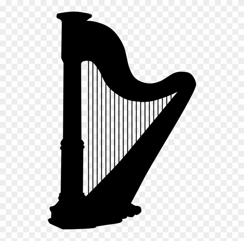 Celtic Harp String Instruments Musical Instruments - Harp Clipart - Png Download