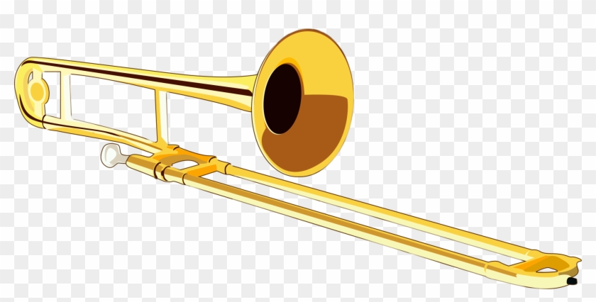 Excelent Instruments Clipart Trombone, Instruments - Clipart Trombone Transparent - Png Download #6007434