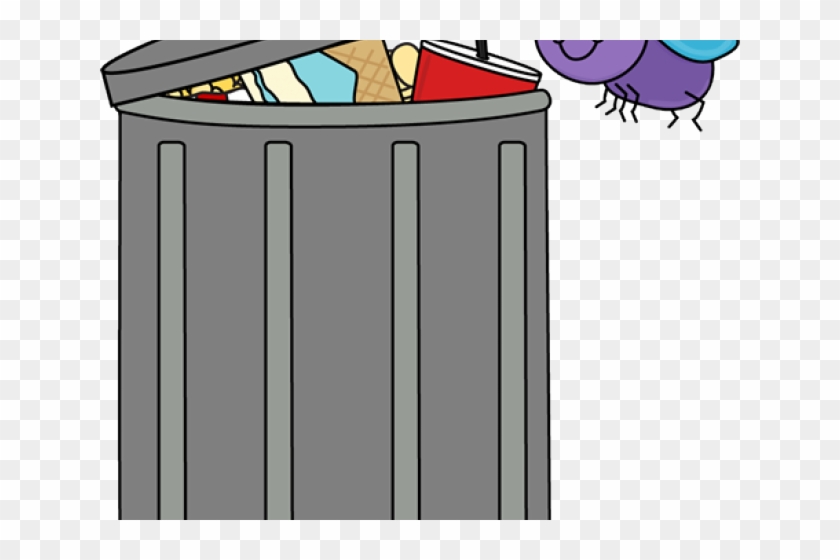 Trash Clipart Garbage Pail - Trash Can Cartoon Transparent - Png Download