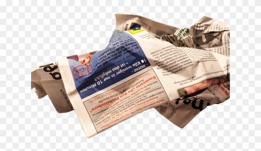 Newspaper Png Transparent Images - Crumpled Newspapers Clipart