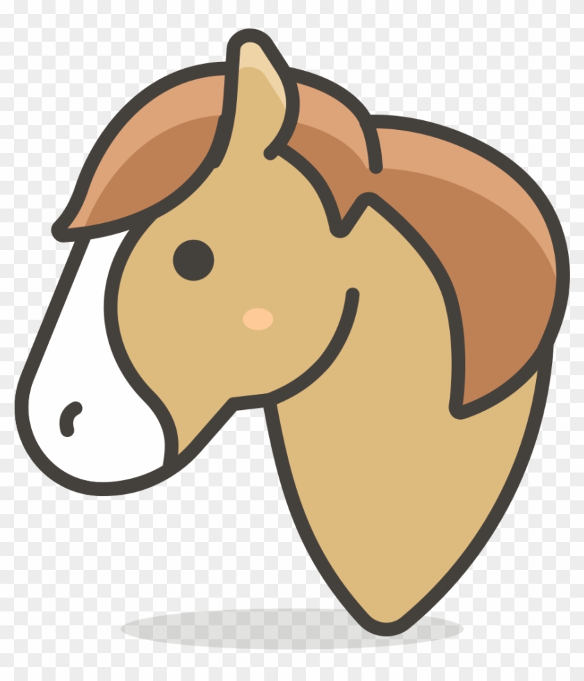 452 Horse Face - Horse Clipart