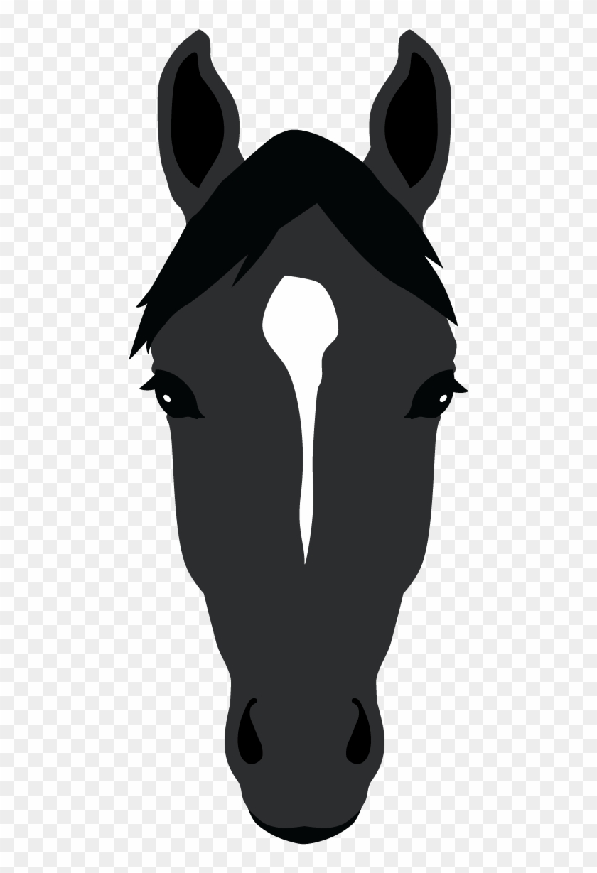 Star, Strip - Stallion Clipart #6008371