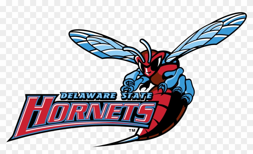 Delaware State Hornets Logo Png Transparent - Delaware State University Png Clipart #6009581