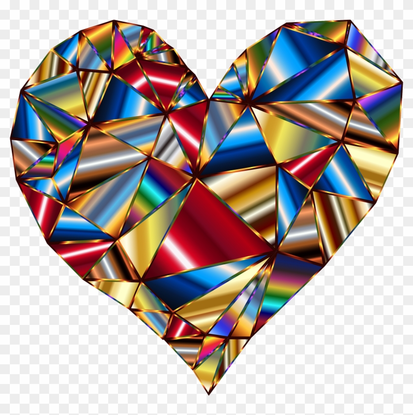 This Free Icons Png Design Of Polychromatic Low Poly - Triangle Clipart #6009780