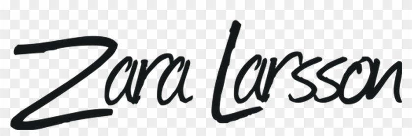 #tumblr #zara #zaralarsson - Zara Larsson Logo Png Clipart #6009814
