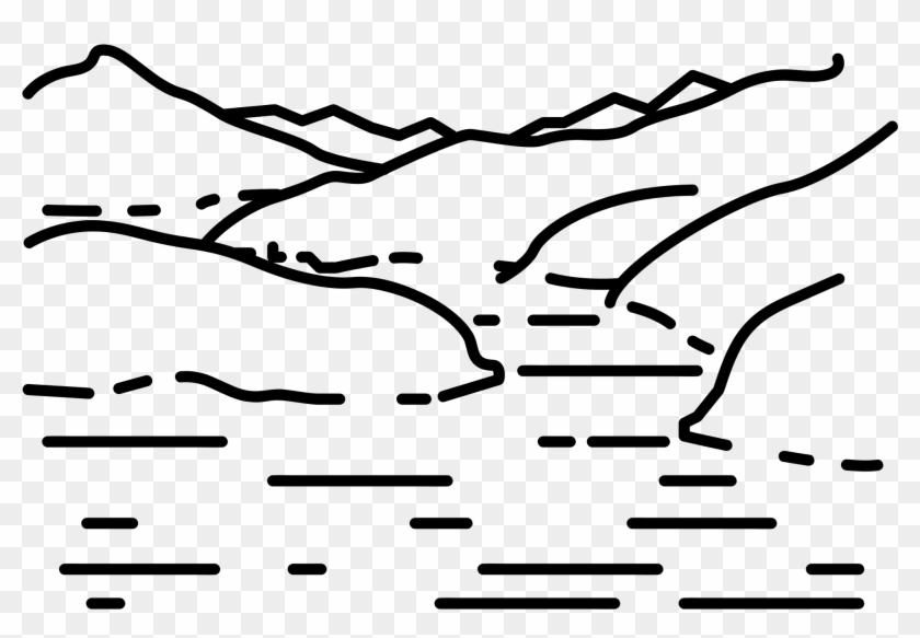 Open - Glaciar Dibujo Para Colorear Clipart #6009854