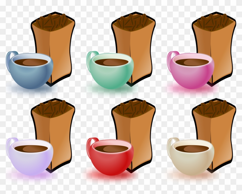 This Free Icons Png Design Of Coffee Cups - Coffee Beans Clip Art Transparent Png