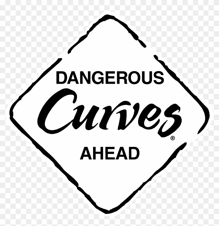 Curves Logo Black And White - Curves Clipart