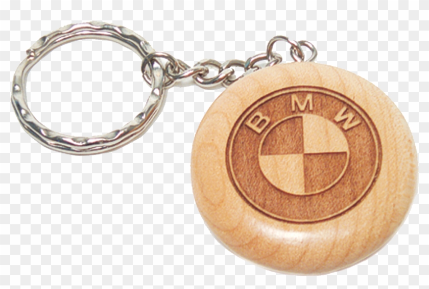 Maple Round Keychain - Wooden Key Ring Designs Clipart #6010448