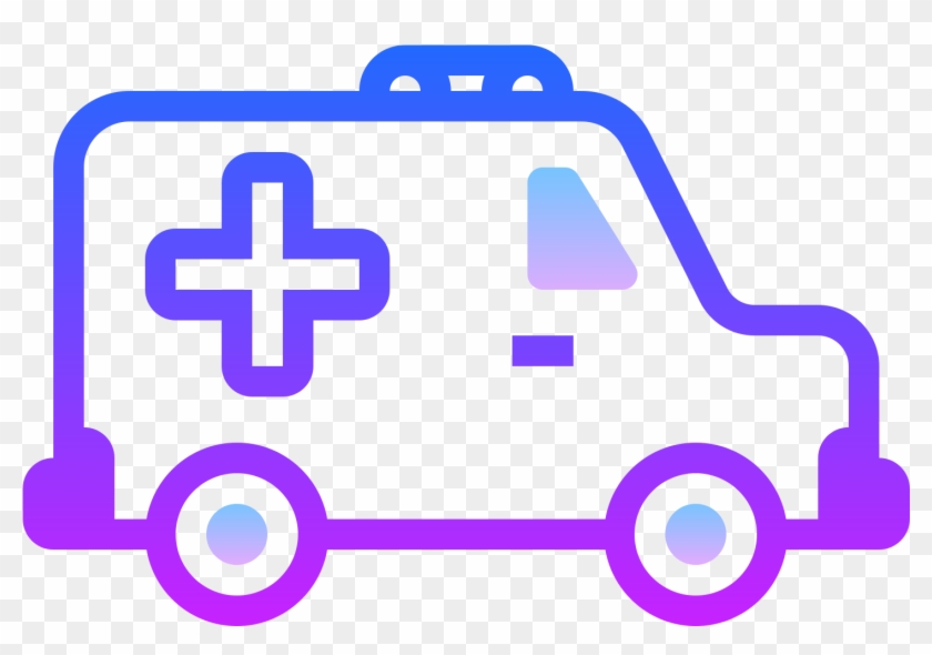 Free Ambulance Icon Png - White Van Icon Png Clipart #6010525