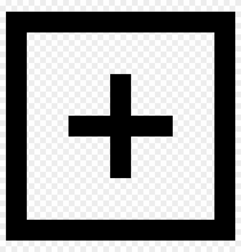 The Icon Shows A Box With A Cross Prominently Shown - Adobe Illustrator White Icon Clipart #6010640