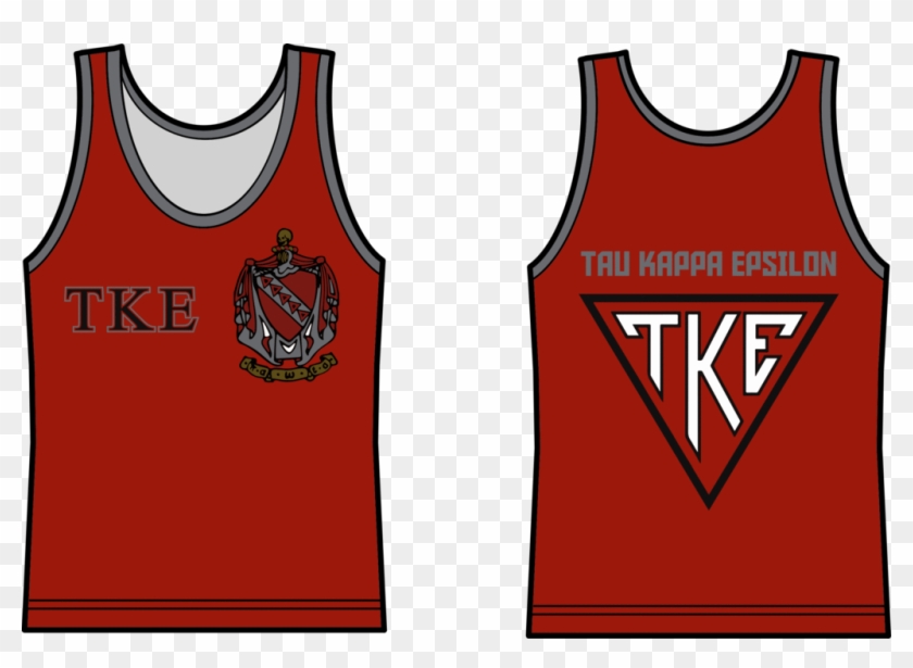 Tau Kappa Epsilon Premium Basketball Jersey - Vest Clipart