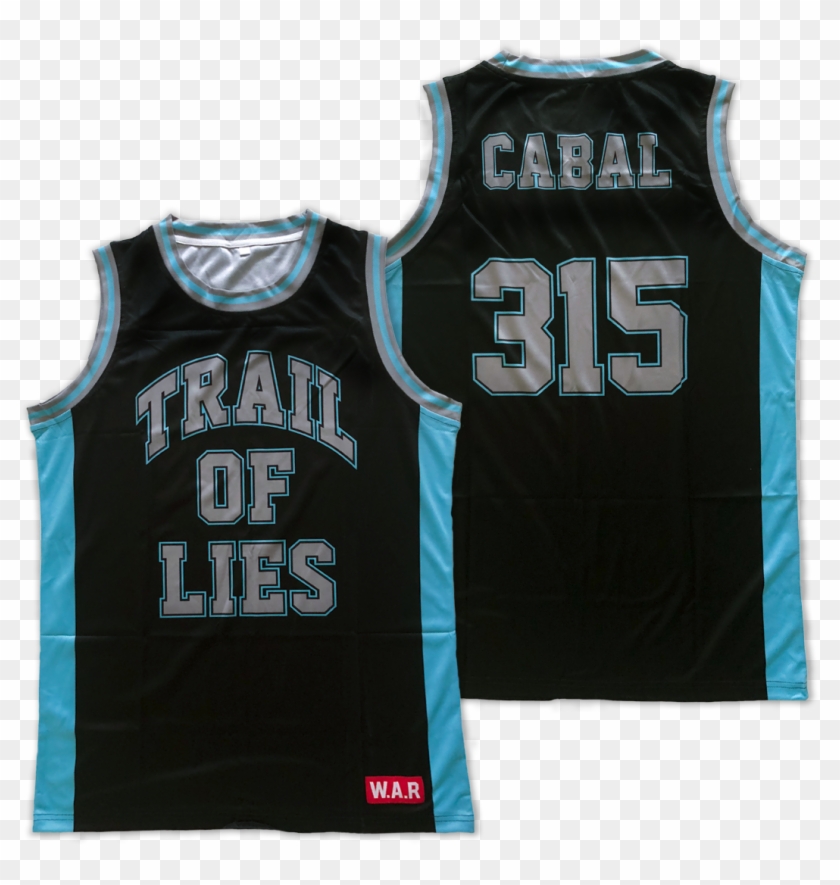 Image Of Trail Of Lies X Cabal Basketball Jersey - Sports Jersey Clipart #6010818