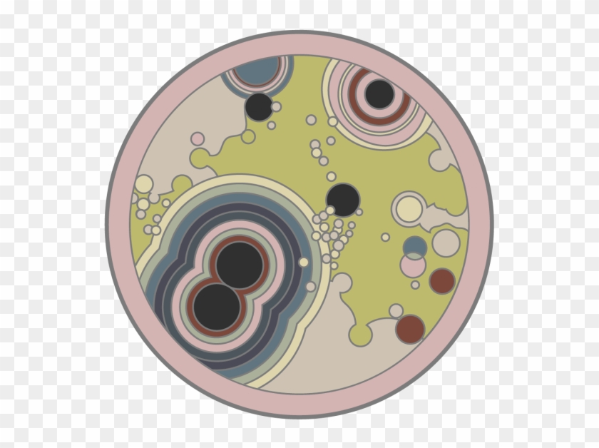 Gerard Way Germs Enamel Pin - Circle Clipart #6011198