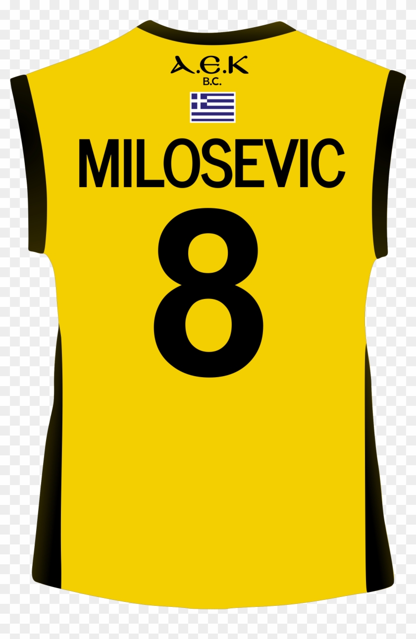Jersey Vector Back - Jersey Yellow Basketball Back Clipart