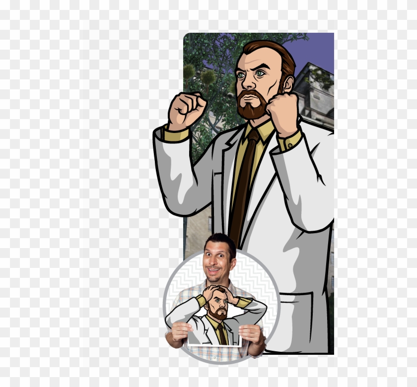Doctor Algernop Krieger Archers Cast, Archer Show, - Dr Krieger Archer Clipart