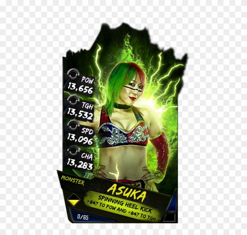 Asuka S4 17 Monster - Wwe Supercard Braun Strowman Monster Clipart