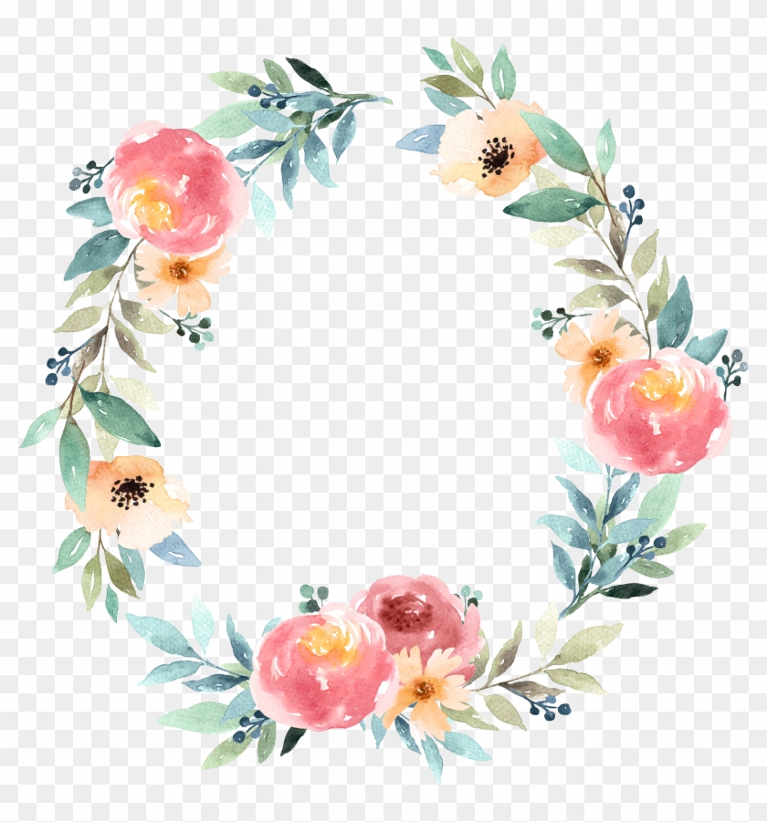 H838 Flores Acuarela, Pinturas De Flores, Quince Años, - Watercolor Painting Clipart