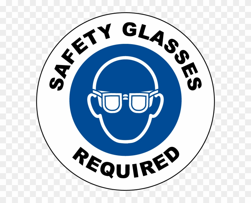 Safety Glasses Required Floor Sign - Высшая Школа Экономики Лого Clipart
