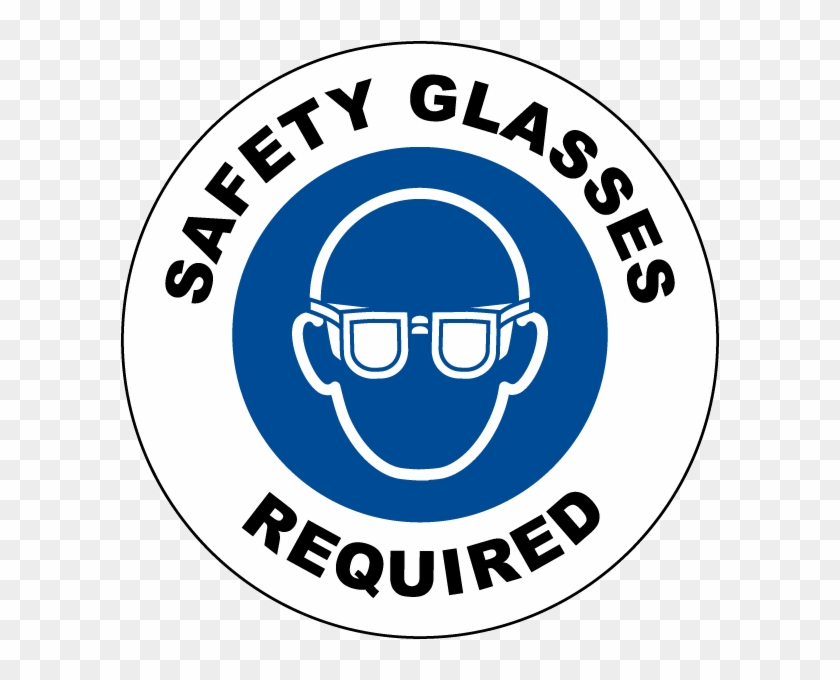 Safety Glasses Required Floor Sign - Высшая Школа Экономики Лого Clipart #6012841