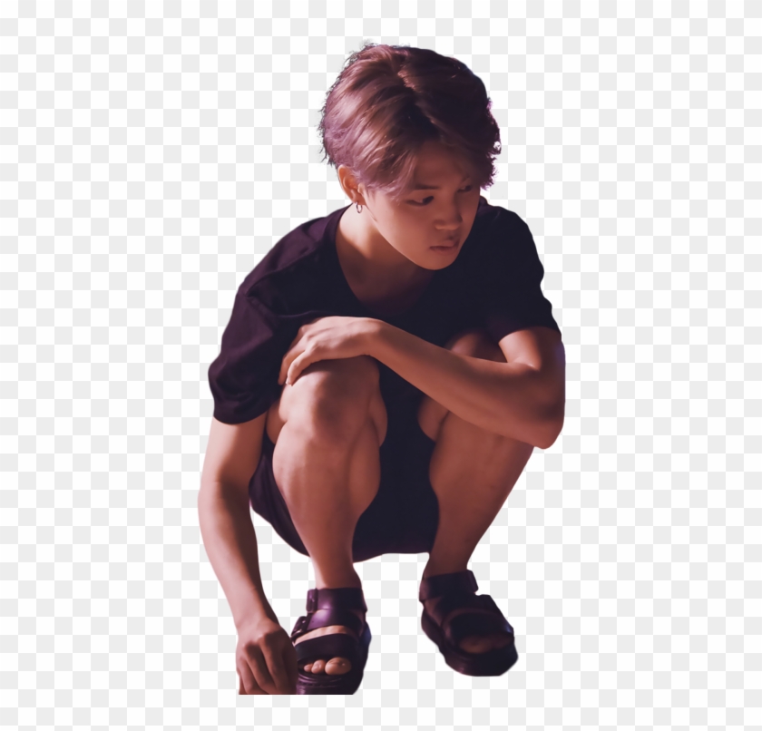 Bts Doing The Asian Squat Clipart #6012971