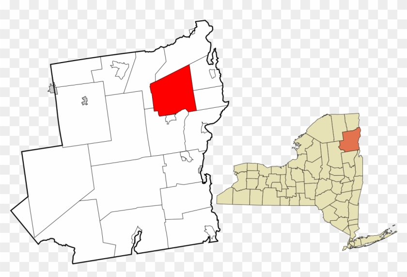Upstate New York Map Clipart