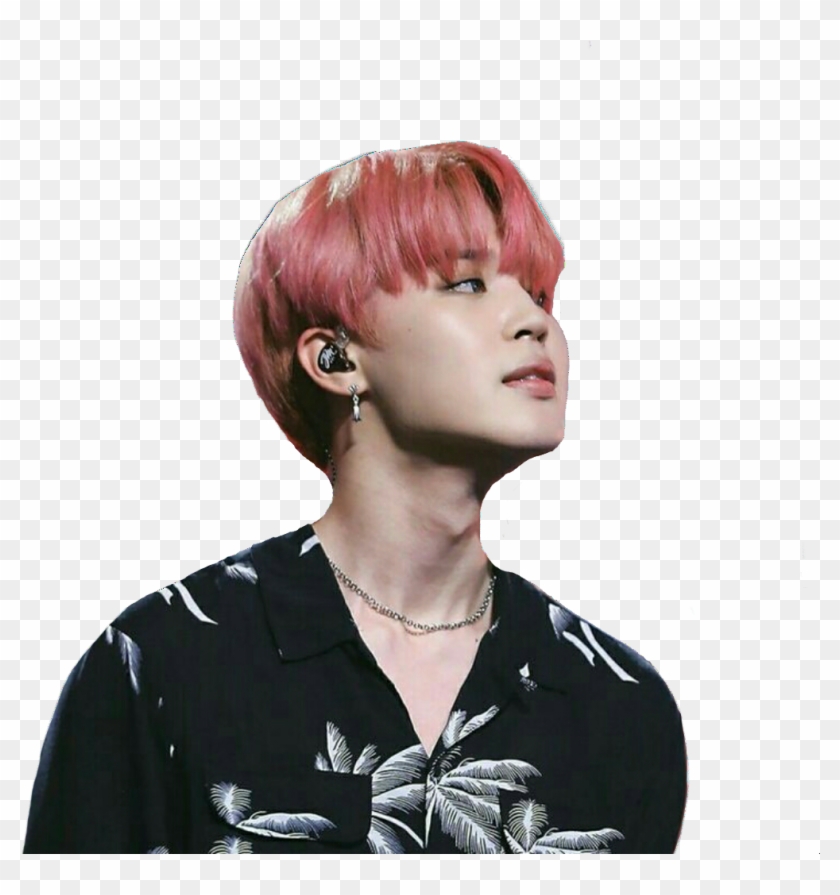 Png// Park Jimin >,<\\ - Jimin Dark Pink Hair Clipart