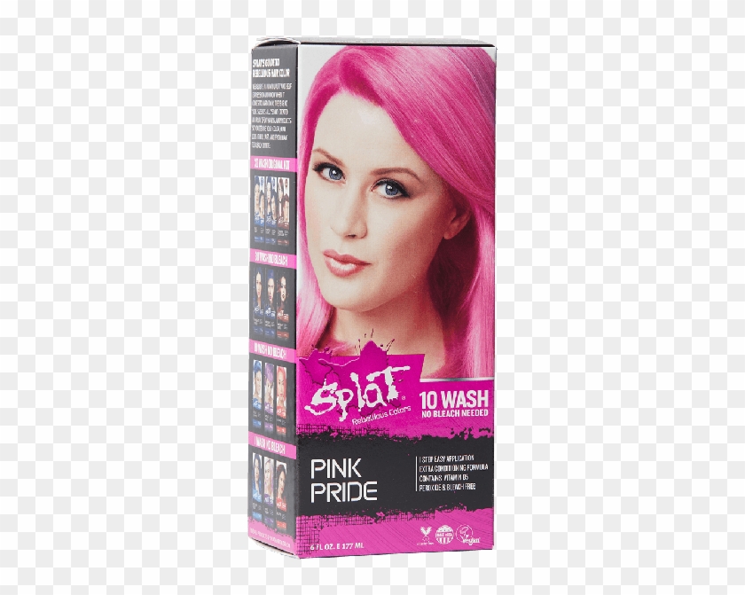 Splat 10 Wash No Bleach Kit Semi-permanent Hair Dye - Splat Hair Dye Clipart #6013116