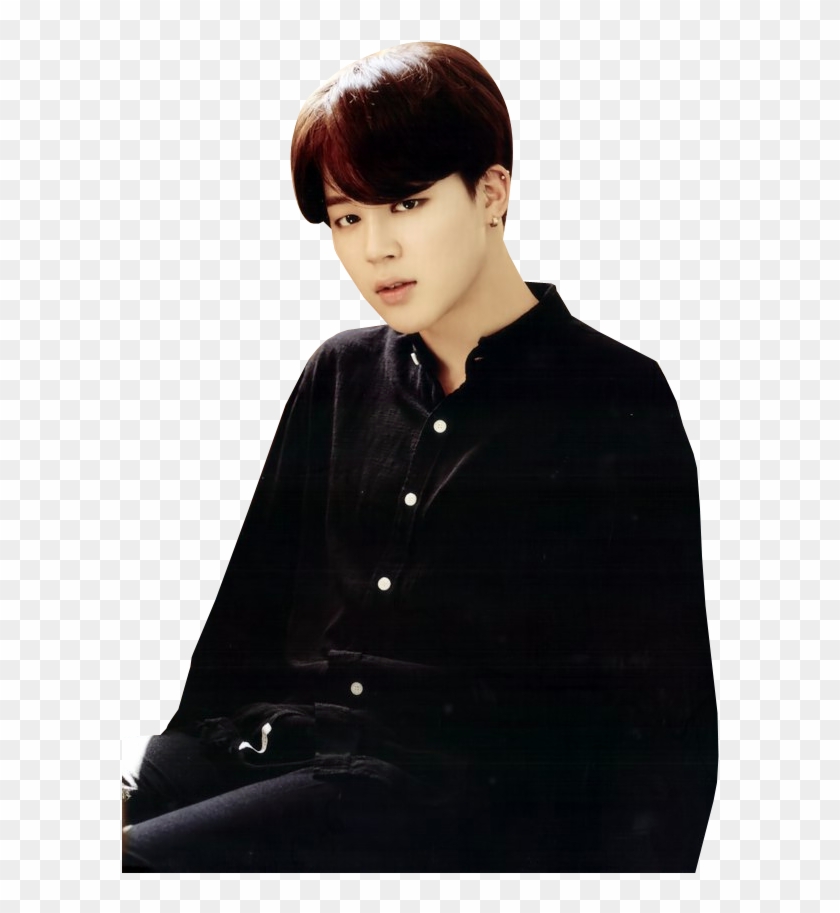 #jimin #park #black #bts #kpop - Bts Jimin Season Greetings Clipart #6013226