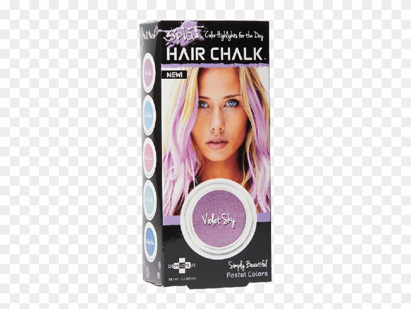 Splat Hair Chalk - Splat Dusty Rose Hair Chalk Clipart