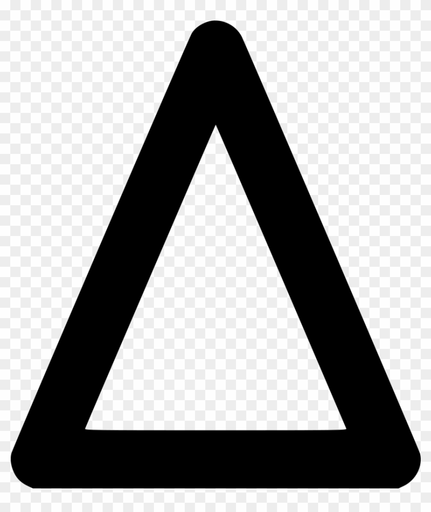 Delta Vector Icon - Japanese Treasure Sign Triangle Clipart