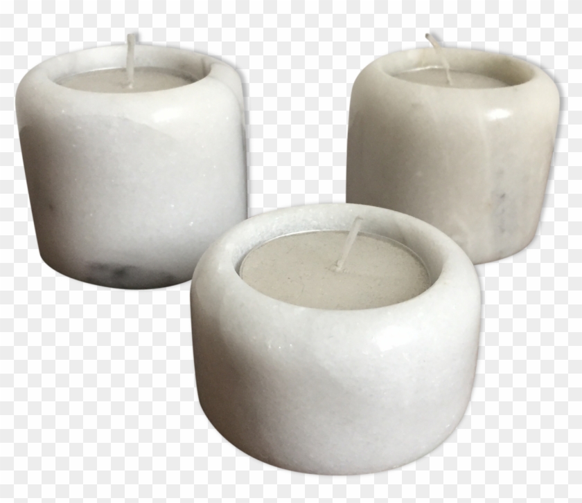 Marble Candlestick Holder Set - Candle Clipart #6013949