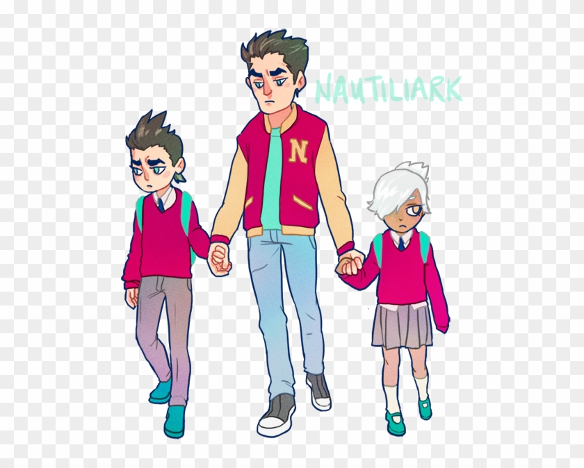 Noxus' Childrenjust Tiny Darius Taking Tinier Draven - Cartoon Clipart #6013989