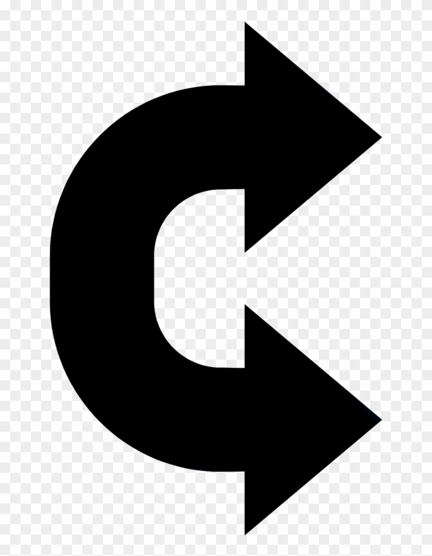 Curved Doube Arrow Clipart #6014074