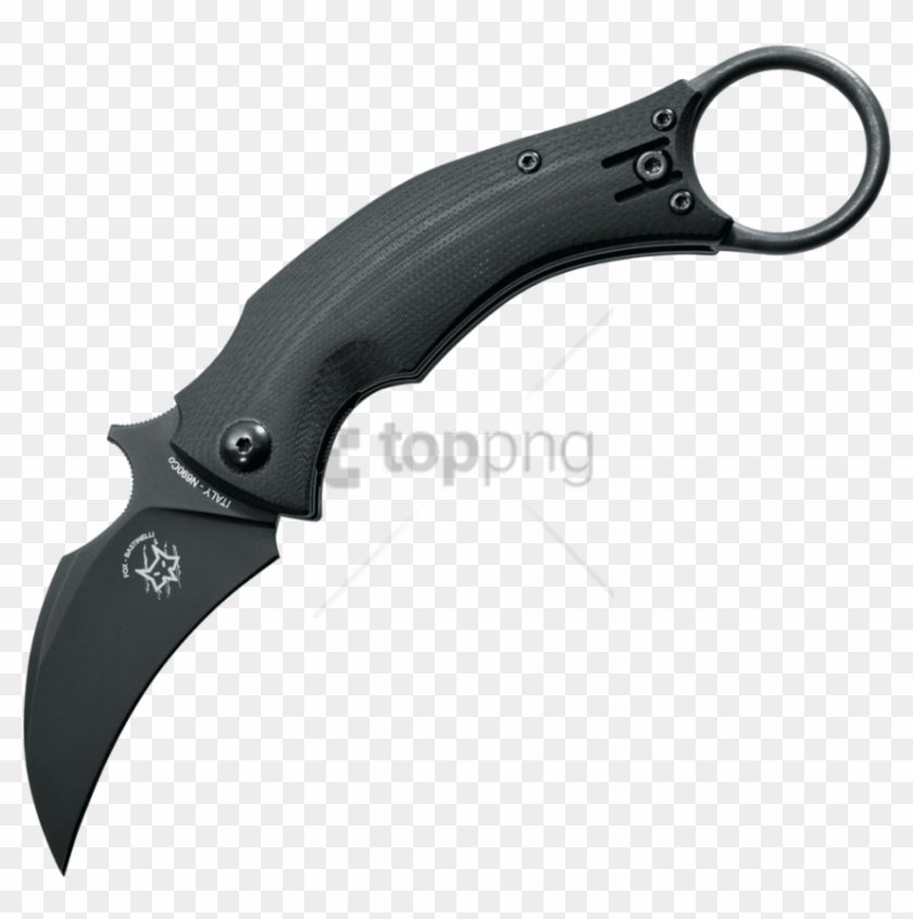 Fox Knives Black Bird Png Image With Transparent Background - Fox Knives Black Bird Clipart