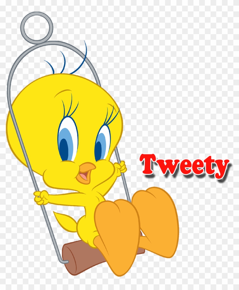 Tweety Bird Swinging , Png Download - Friday Morning Greetings Funny Clipart