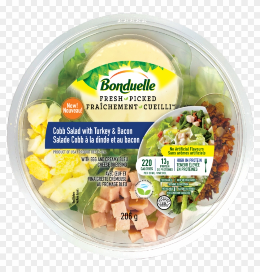 Cobb Salad With Turkey And Bacon - Bonduelle Canada Clipart